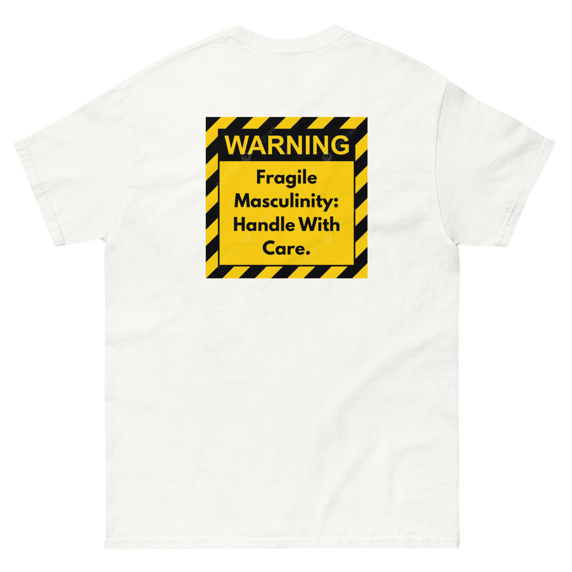 "Warning" Unisex classic tee